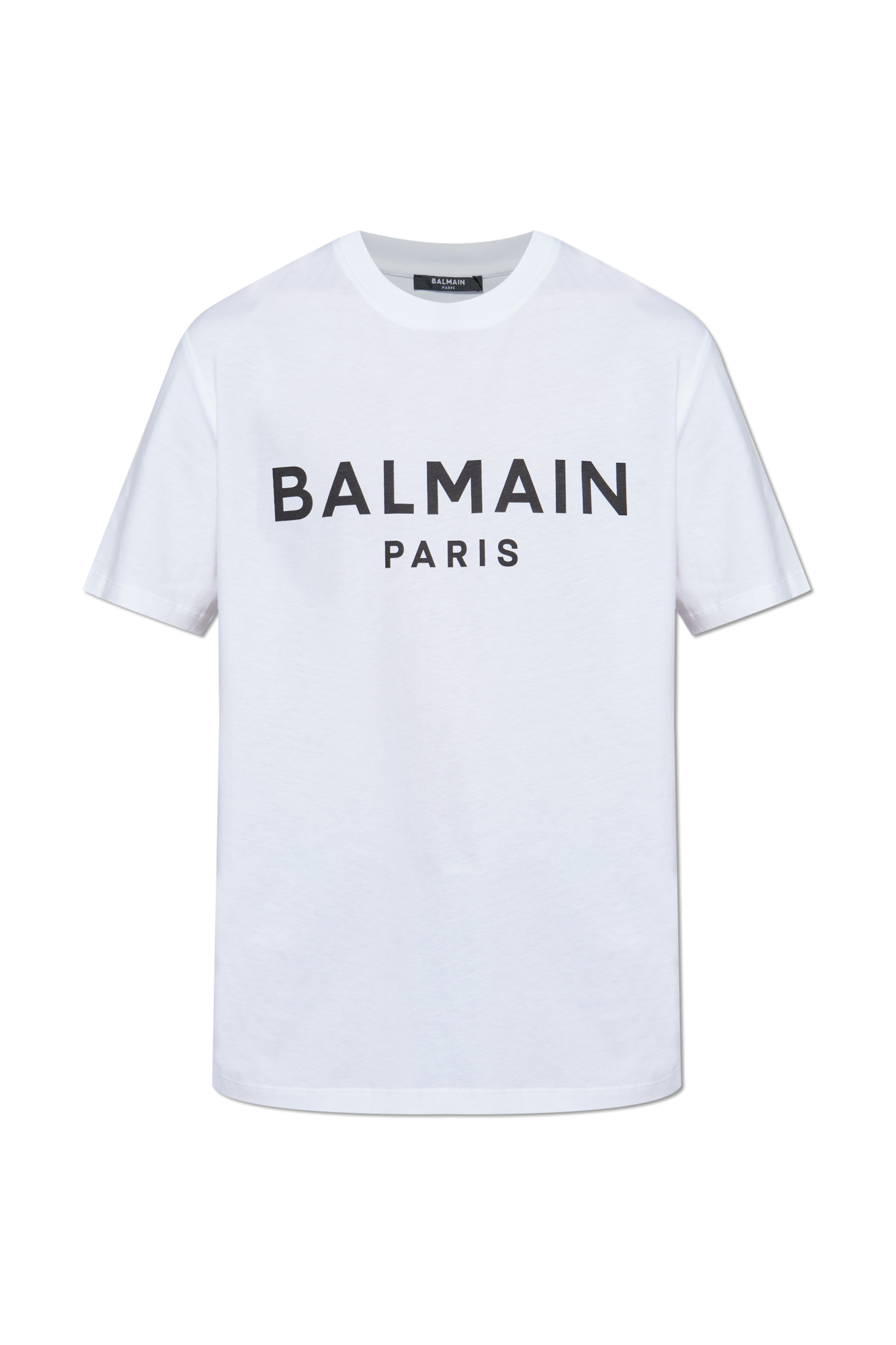White T-shirt with printed logo Balmain - Vitkac Canada